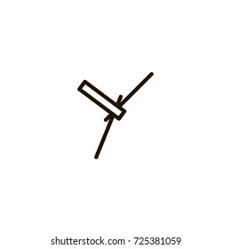clock icon. sign design