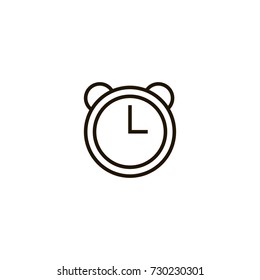 clock icon. sign design