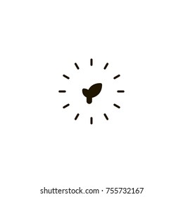 clock icon. sign design