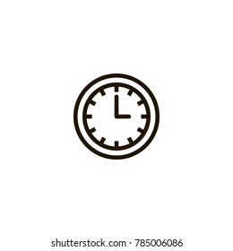 clock icon. sign design