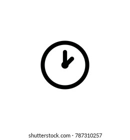 clock icon. sign design