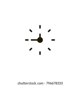 clock icon. sign design