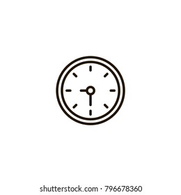 clock icon. sign design