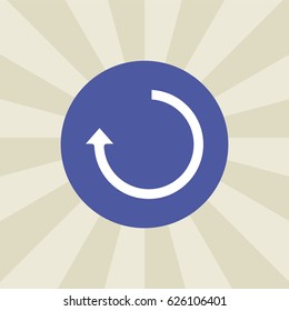 clock icon. sign design. background
