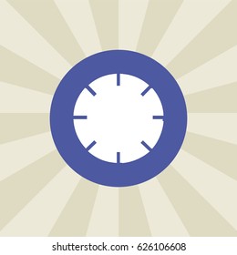 clock icon. sign design. background