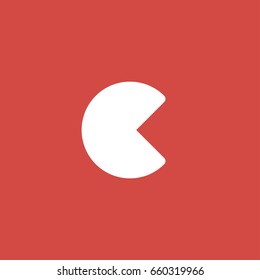clock icon. sign design. red background