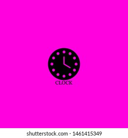 clock icon sign signifier vector