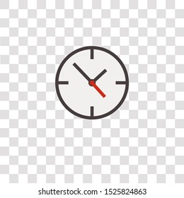 clock icon sign and symbol. clock color icon for website design and mobile app development. Simple Element from school elements collection for mobile concept and web apps icon.