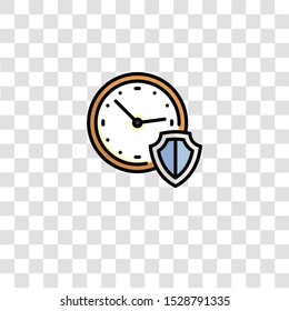 clock icon sign and symbol. clock color icon for website design and mobile app development. Simple Element from ethics collection for mobile concept and web apps icon.