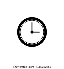 Clock icon sign, Clock icon symbol vector illustration