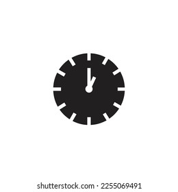 ilustración vectorial del símbolo de signo del reloj.