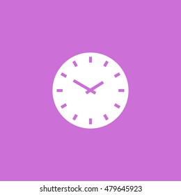 Clock icon. Clock sign vector.