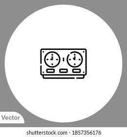 Clock icon sign vector,Symbol, logo illustration for web and mobile