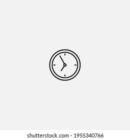 Clock icon sign vector,Symbol, logo illustration for web and mobile