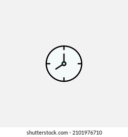 Clock icon sign vector,Symbol, logo illustration for web and mobile