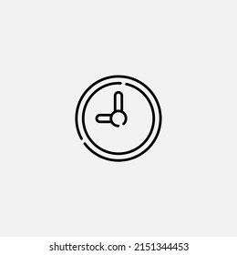 Clock icon sign vector,Symbol, logo illustration for web and mobile