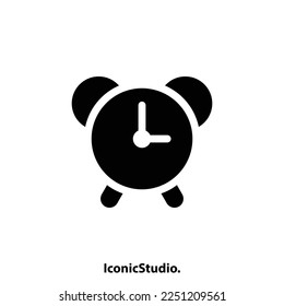 Clock icon sillhouettes, icon and logo for websites.