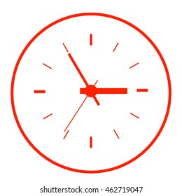 Clock icon stock vector