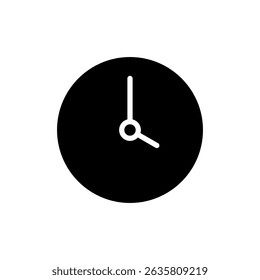 Clock icon symbol for apps and websites. Time sign and symbol. watch icon