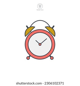 Clock icon symbol template for graphic and web design collection logo vector illustration