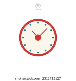 Clock Icon symbol template for graphic and web design collection logo vector illustration