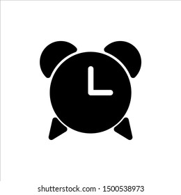 Clock icon. Symbol of time with trendy flat line style icon for web, logo, app, UI design. isolated on white background. vector illustration eps 10