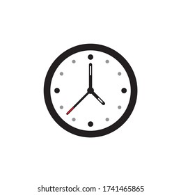 Clock icon symbol vector illustration
