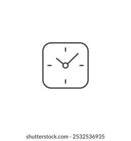 Clock icon symbol vector illustration