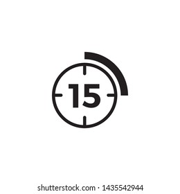 Clock Icon Symbol Vector Ilustration