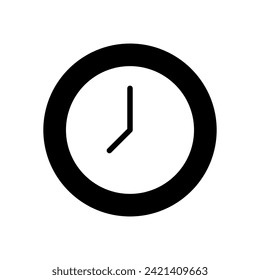 clock icon symbol vector template