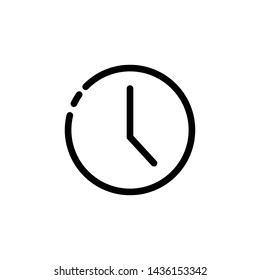 clock icon, time of day icon