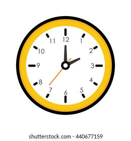 Clock  icon. Time design. vector graphic