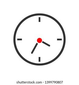 Clock Icon. Time, Duration or Periods  Illustration As A Simple Vector, Trendy Sign & Symbol for Design and Websites, Presentation or Application.