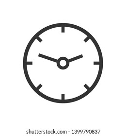 Clock Icon. Time, Duration or Periods  Illustration As A Simple Vector, Trendy Sign & Symbol for Design and Websites, Presentation or Application.