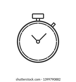 Clock Icon. Time, Duration or Periods  Illustration As A Simple Vector, Trendy Sign & Symbol for Design and Websites, Presentation or Application.