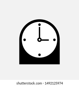 Clock Icon. Time Illustrations - Vector, Sign and Symbol for Design, Presentation, Website or Apps Elements. 