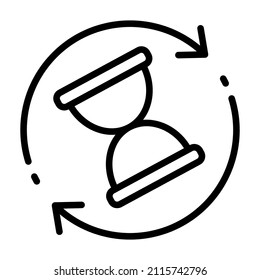 Icono de reloj. Pictograma de tiempo. Símbolo plano para web. Icono de línea. Aislado sobre fondo blanco. Vector eps10