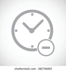 Clock Icon. Time Reduce Icon Simple Vector. Illustration Of Time Reduce Logo For Web And Digital