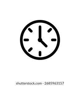 Clock Icon for Time and Schedule