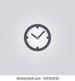Clock icon. time sign