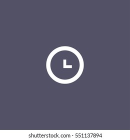 clock icon. time sign