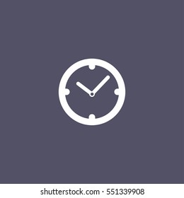 Clock icon. time sign