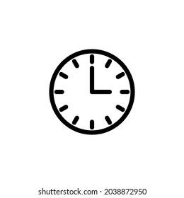 Icono de reloj. Signo y símbolo de tiempo. icono de reloj