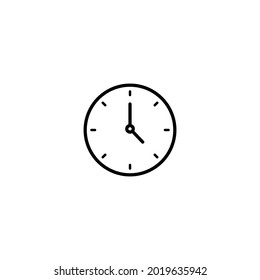 Uhrsymbol, Zeigerzeichen, Vektorgrafik 