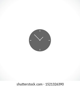 Clock icon. Clock Time symbol flat style. design web site icon, logo, app, UI. Illustration - Vector. EPS10.