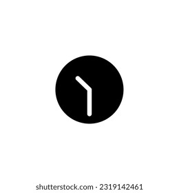 Clock Icon. Time symbol. Watch symbol. Symbol vector illustration