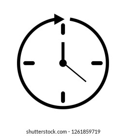 clock icon, time clock vector icon