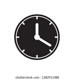 Clock icon, time icon vector