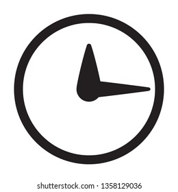 Clock icon, time icon vector