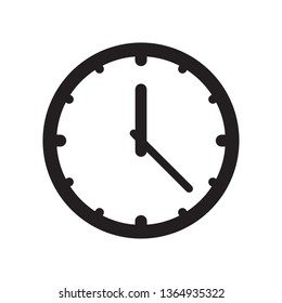 Clock icon, time icon vector